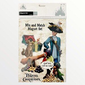 Disney Parks - Pirates of the Caribbean - 22 Pcs 'Mix & Match' Magnet Set